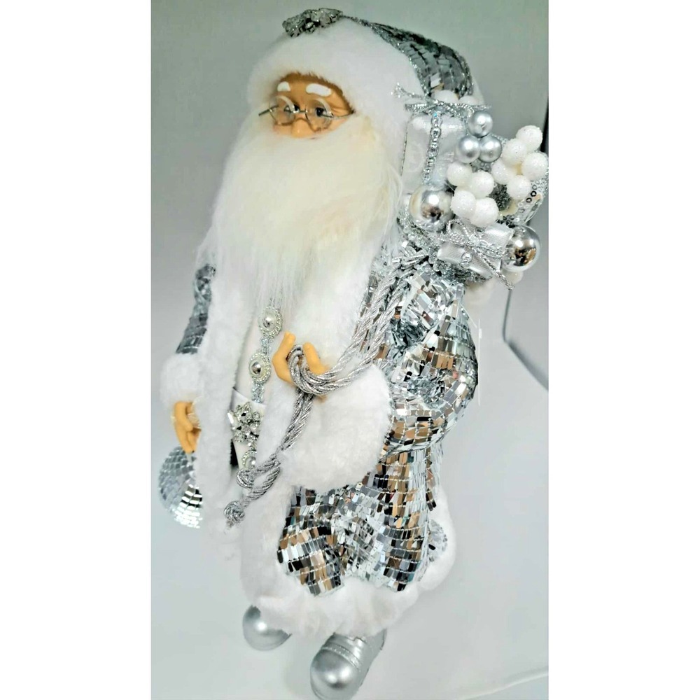 RAZ Imports 18" Bedazzled Disco Retro Santa 4515538 - Picture 3 of 4